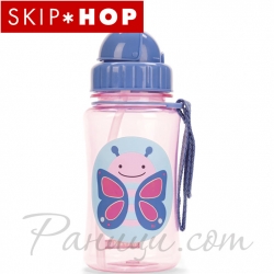 Skip Hop® Шише със сламка Zoo Пеперудка Skip Hop® Шише със сламка Zoo Пеперудка